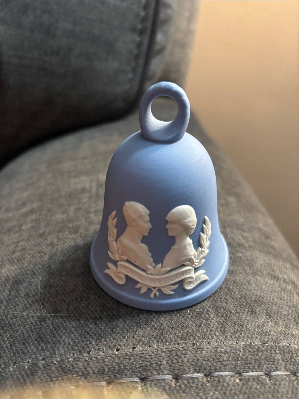 vintage Wedgwood Royal Wedding Bell - Charles and Diana